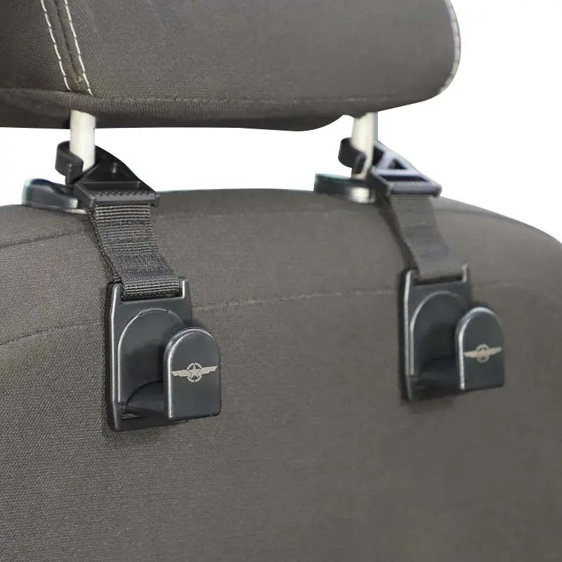 For Jeep Wrangler TJ JK JL JT Headrest Hook Hanger Star Wing - Image 4