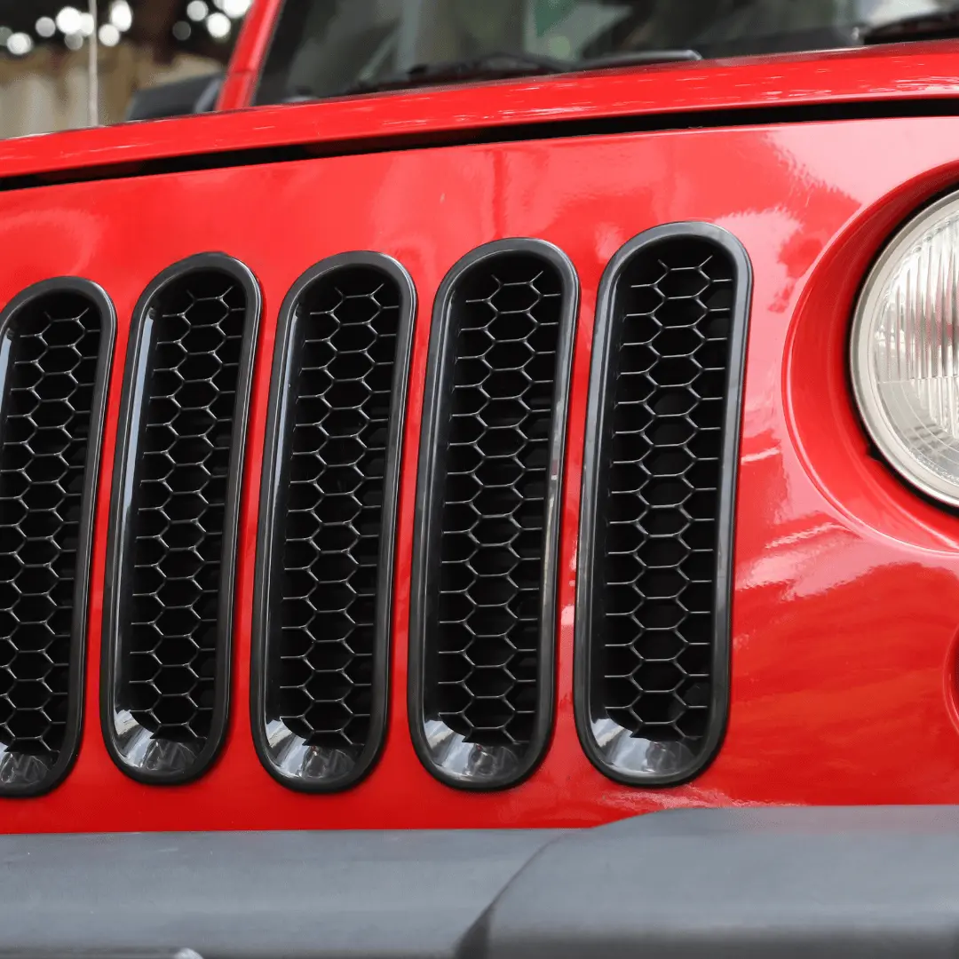 For 2007–2018 Jeep Wrangler JK Honeycomb Mesh Grille Insert Trim Cover - Image 5