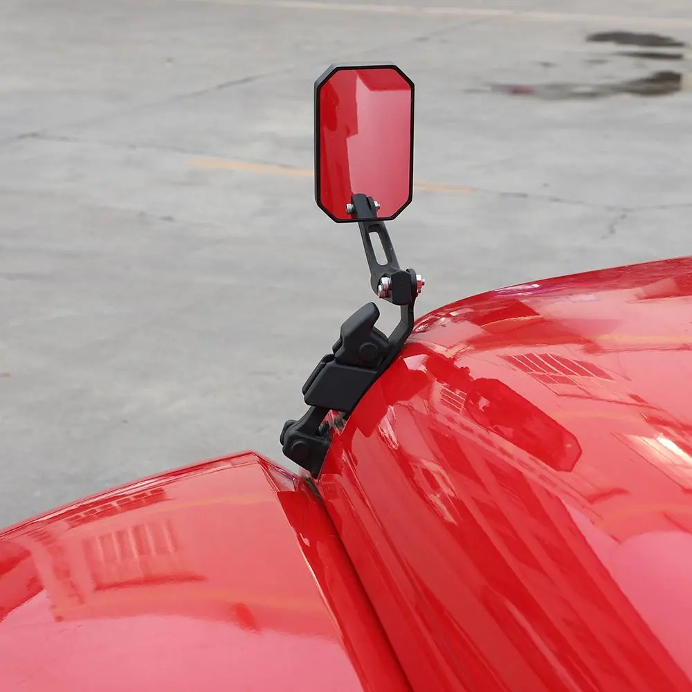 For Jeep Wrangler JK/JL/JT Hood Latch Reversing Rearview Mirror - Image 3
