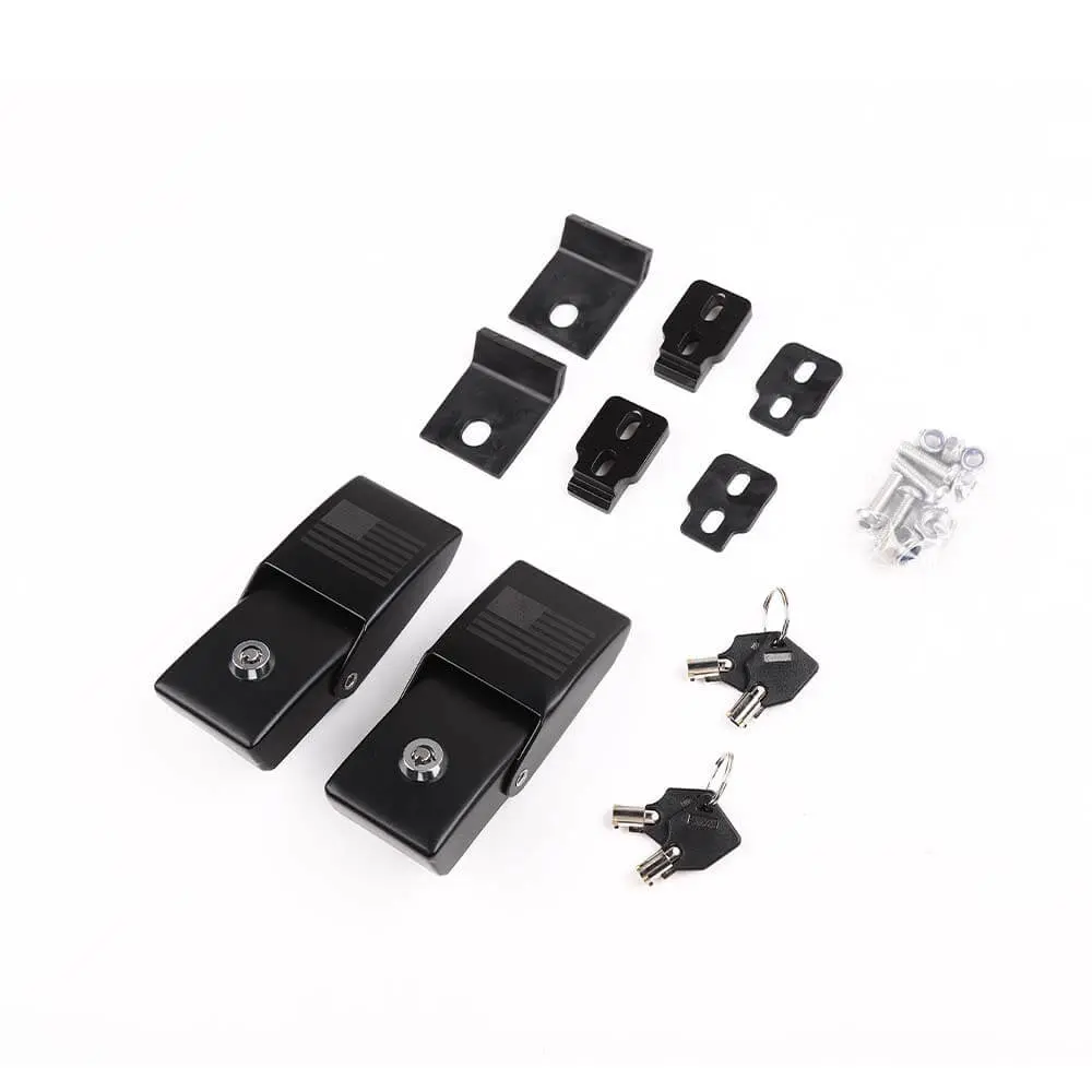 For Jeep Wrangler JK JL Gladiator JT Hood Latches Locking Catch Kit Aluminum Alloy - Image 8