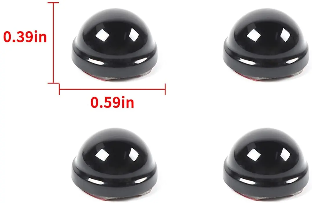 For 2007-2018 Jeep Wrangler JK JKU Hood Door Screw Protection Bolt Cover Trim - Image 2