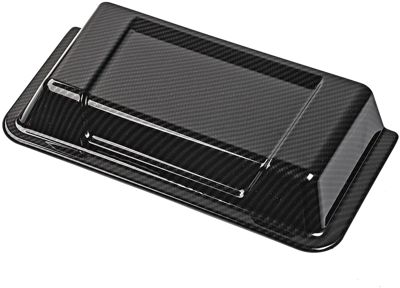 For 1997-2018 Jeep Wrangler TJ JK JKU Hood Vent Hood Scoop Vent Cover Trim - Image 2