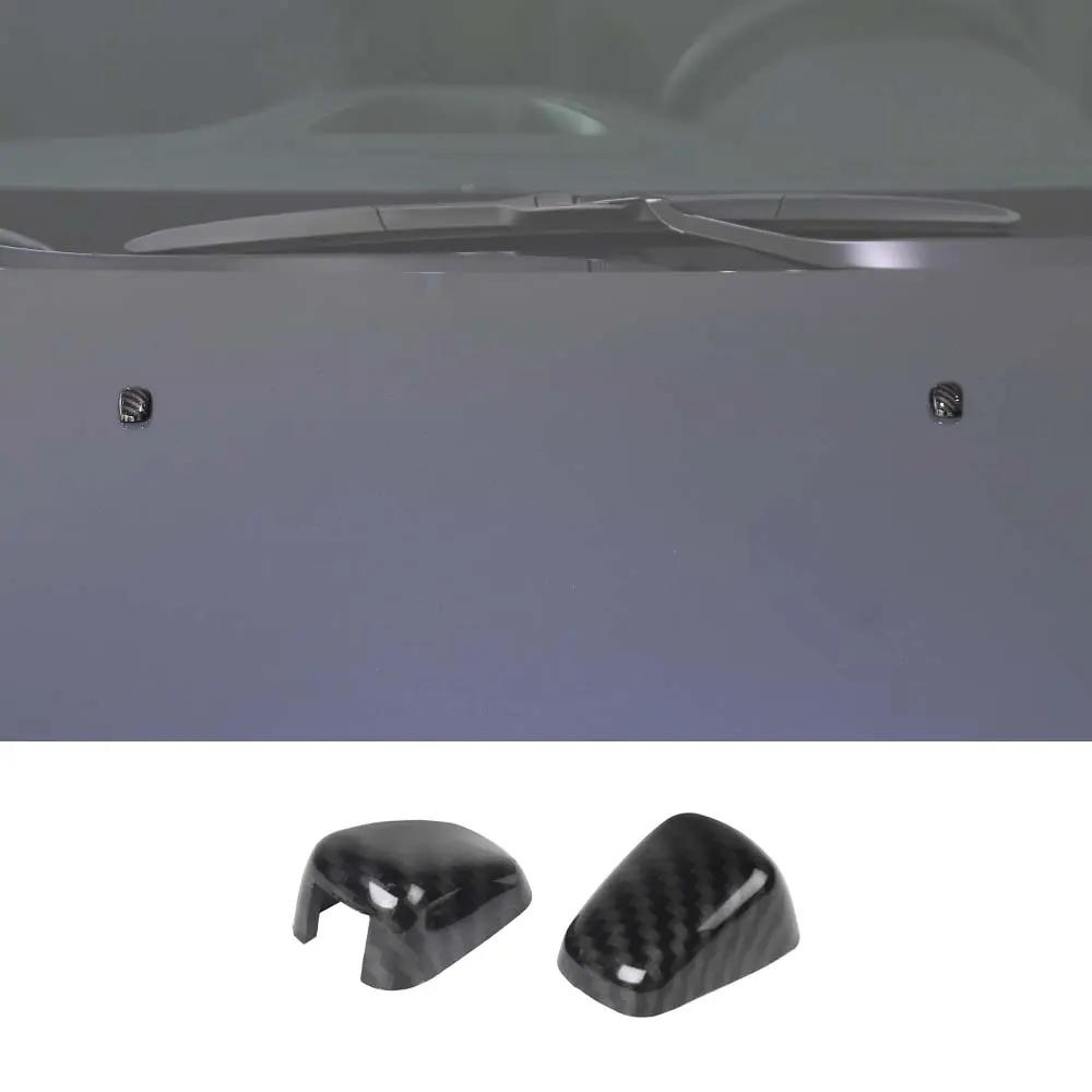 For Jeep 2011-2021 Grand Cherokee/ 14+ Cherokee/ 08+ Compass/ 11-15 Patriot Wiper Water Spray Nozzle Cover Trim - Image 10