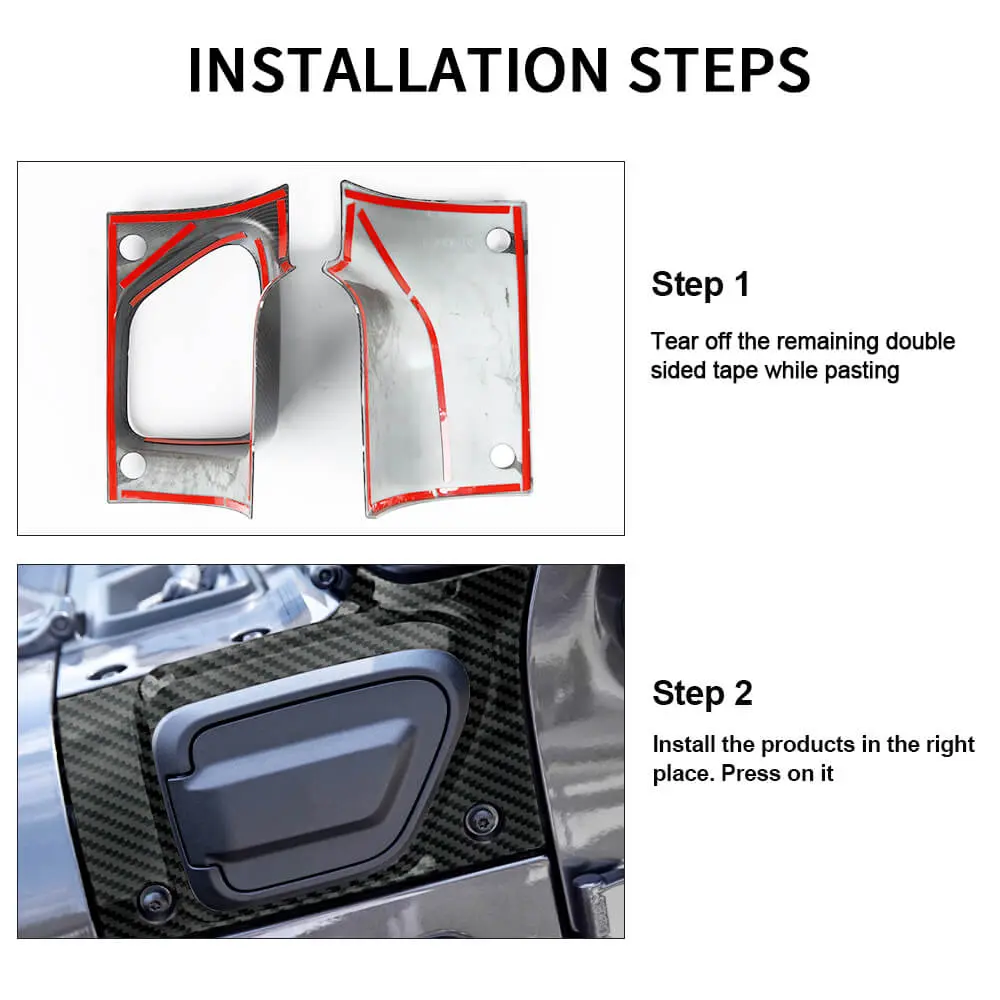 For 2021+ Jeep Wrangler JL JLU & Gladiator JT 4Xe Hood Wrap Angle Corner Guards Cover Trim - Image 3