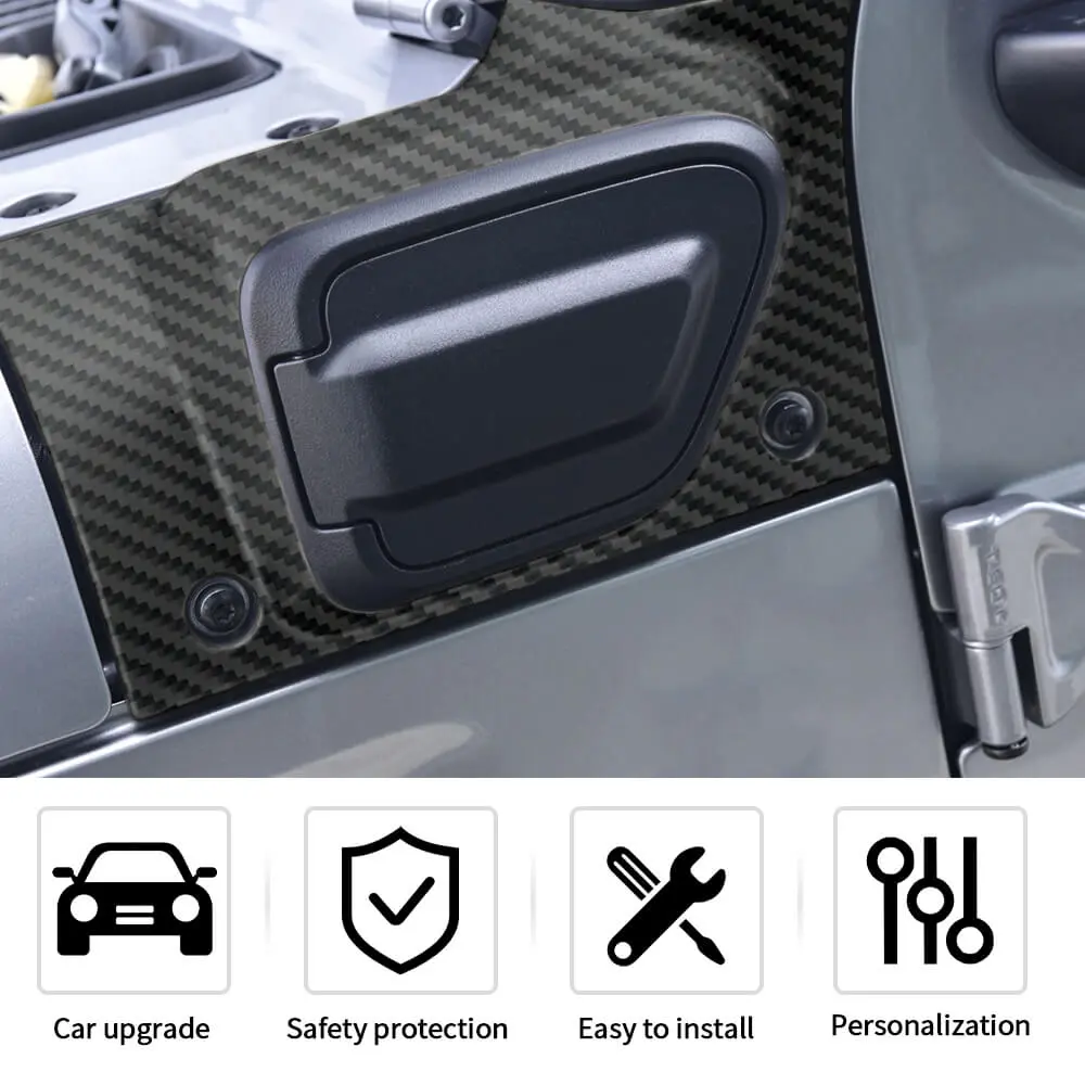 For 2021+ Jeep Wrangler JL JLU & Gladiator JT 4Xe Hood Wrap Angle Corner Guards Cover Trim - Image 4