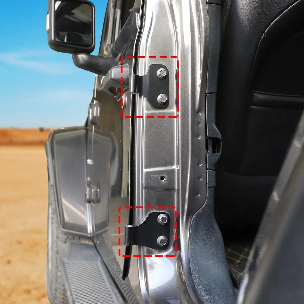 For 2018+ Jeep Wrangler JL/Gladiator JT 2/4-Door Inner Door Body Hinge Original Car Black - Image 3