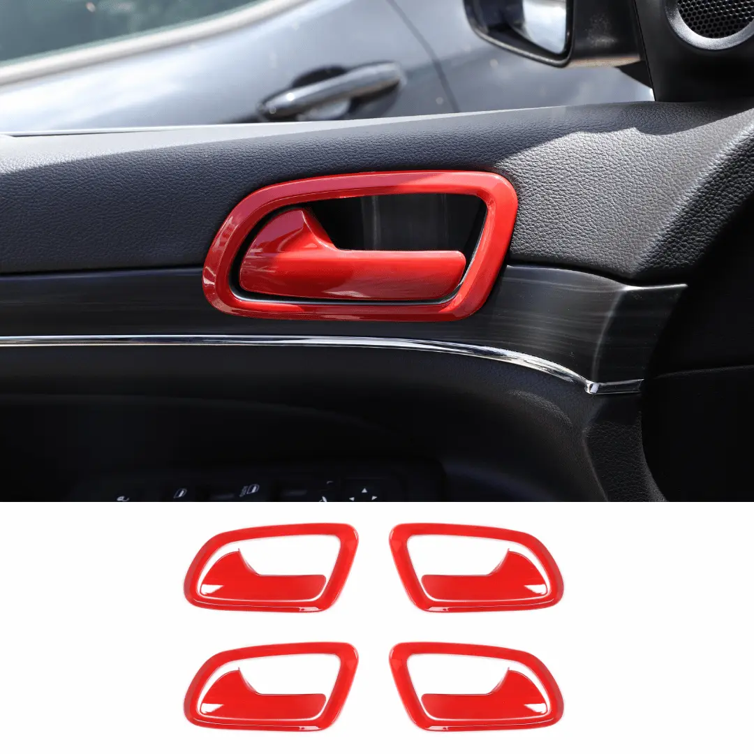 For 2011-2021 Jeep Grand Cherokee WK2 Inner Door Handle Bowl Trim Cover Interior Accessories - Image 6
