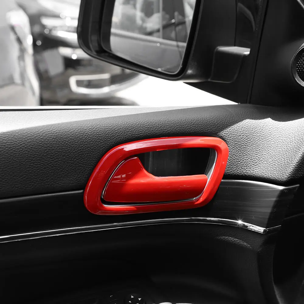 For 2011-2021 Jeep Grand Cherokee WK2 Inner Door Handle Bowl Trim Cover Interior Accessories - Image 7