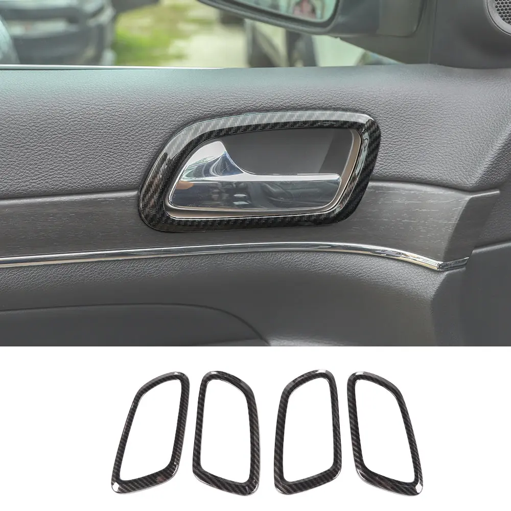 For 2011-2021 Jeep Grand Cherokee WK2 Inner Door Handle Bowl Ring Trim Cover