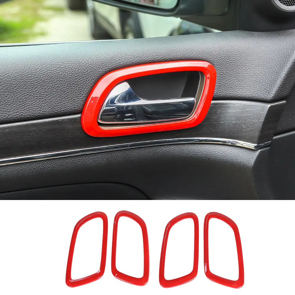 For 2011-2021 Jeep Grand Cherokee WK2 Inner Door Handle Bowl Ring Trim Cover - Image 8