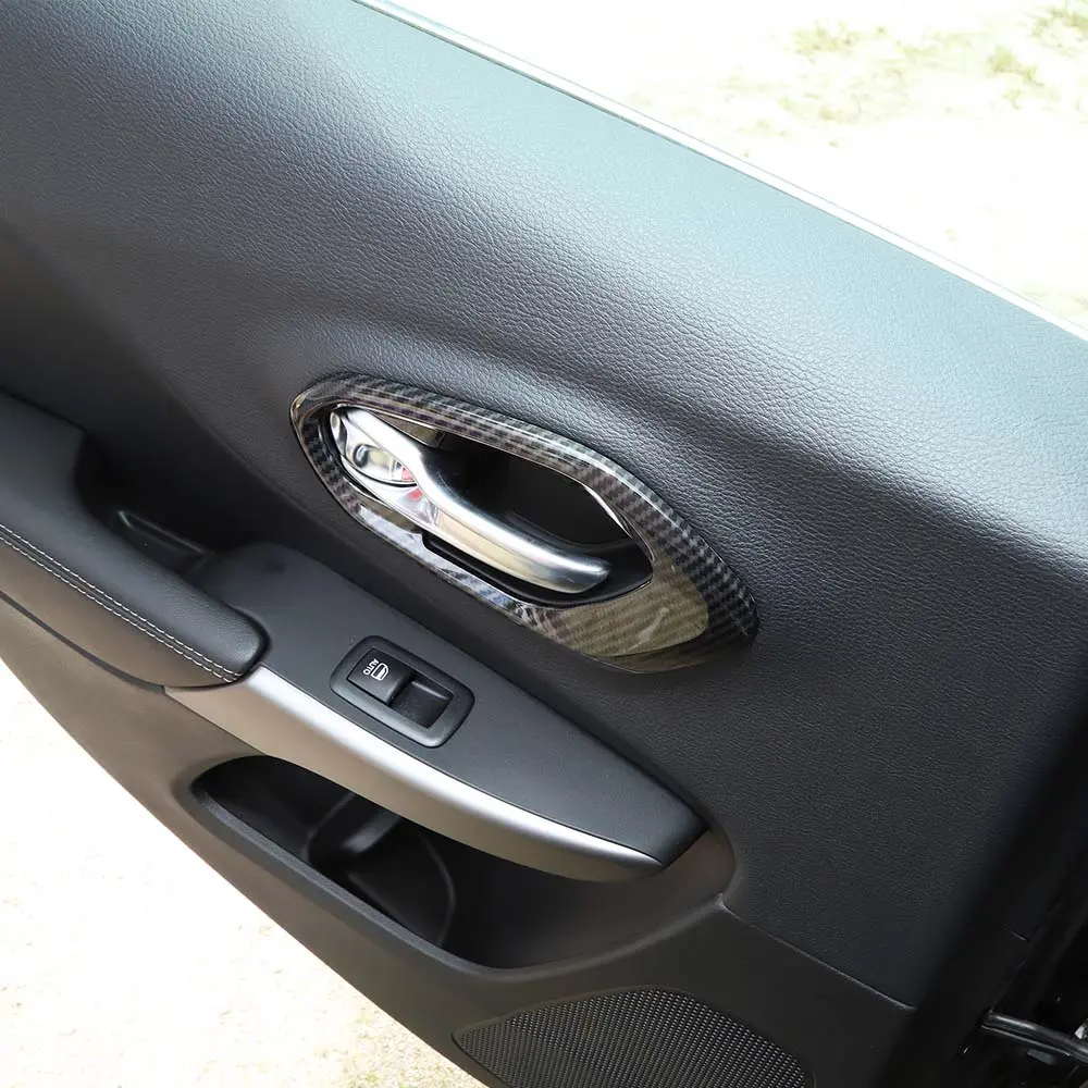For 2014+ Jeep Cherokee Inner Door Handle Cover Bezel Trim 4PCS - Image 7