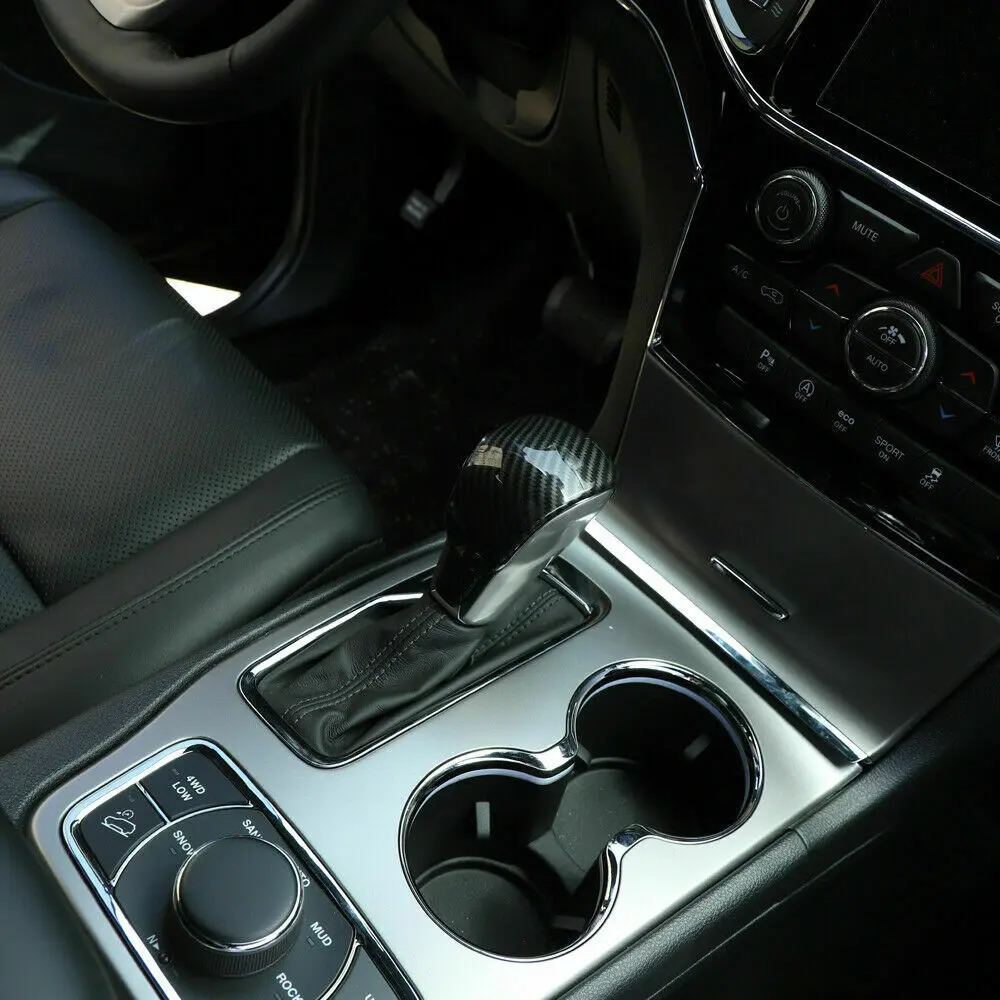 For 2017-2021 Jeep Grand Cherokee WK2 Inner Gear Shift Head Knob Cover Trim - Image 4