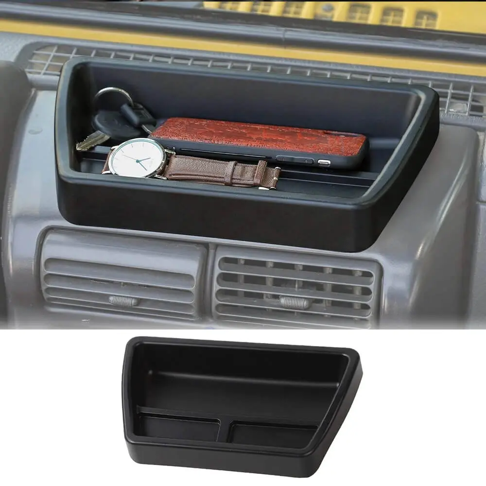 For 1997-2006 Jeep Wrangler TJ Instrument Panel/ Dash/ Gear Shift Center Console/ Co-Pilot Grab Bar Storage Tray Box - Image 10