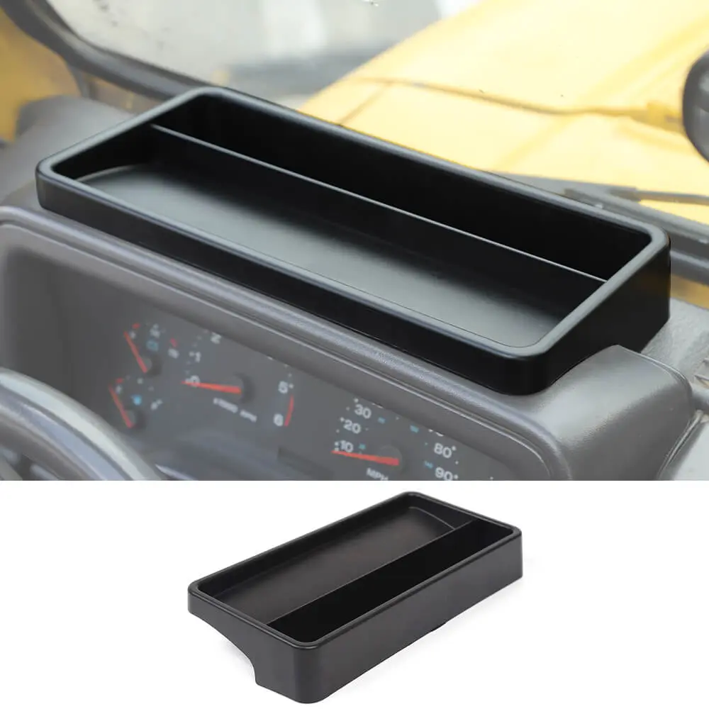 For 1997-2006 Jeep Wrangler TJ Instrument Panel/ Dash/ Gear Shift Center Console/ Co-Pilot Grab Bar Storage Tray Box - Image 9
