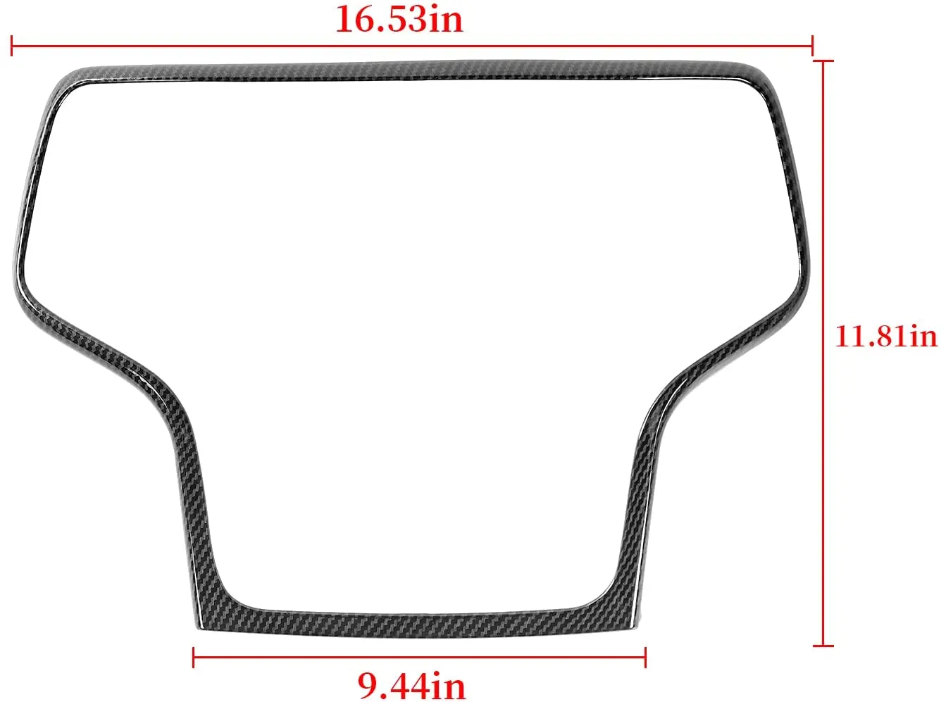 For 2014-2021 Jeep Grand Cherokee WK2 Central Control Navigation Frame Cover Trim - Image 6
