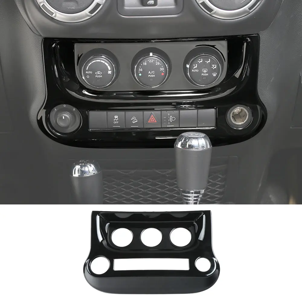 For 2011-2018 Jeep Wrangler JK Air Conditioning Switch Panel Cover Trim - Image 10