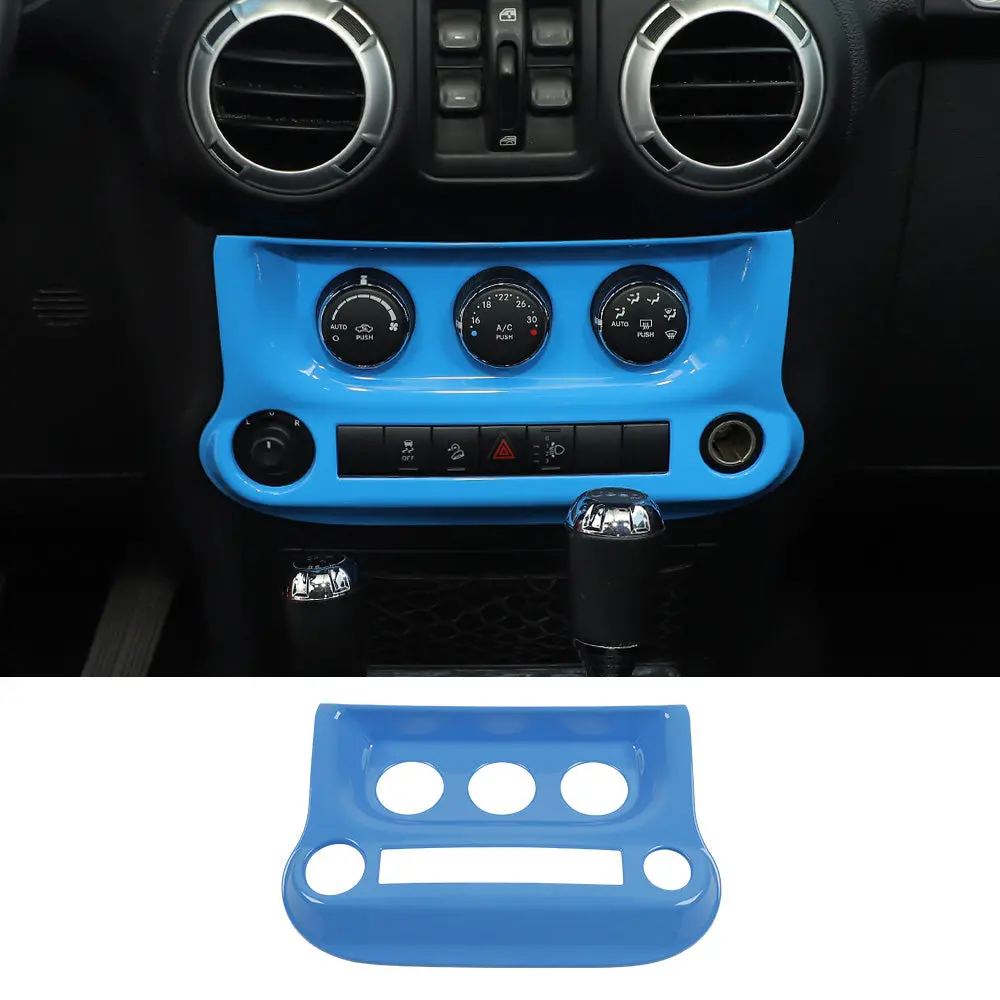 For 2011-2018 Jeep Wrangler JK Air Conditioning Switch Panel Cover Trim - Image 11