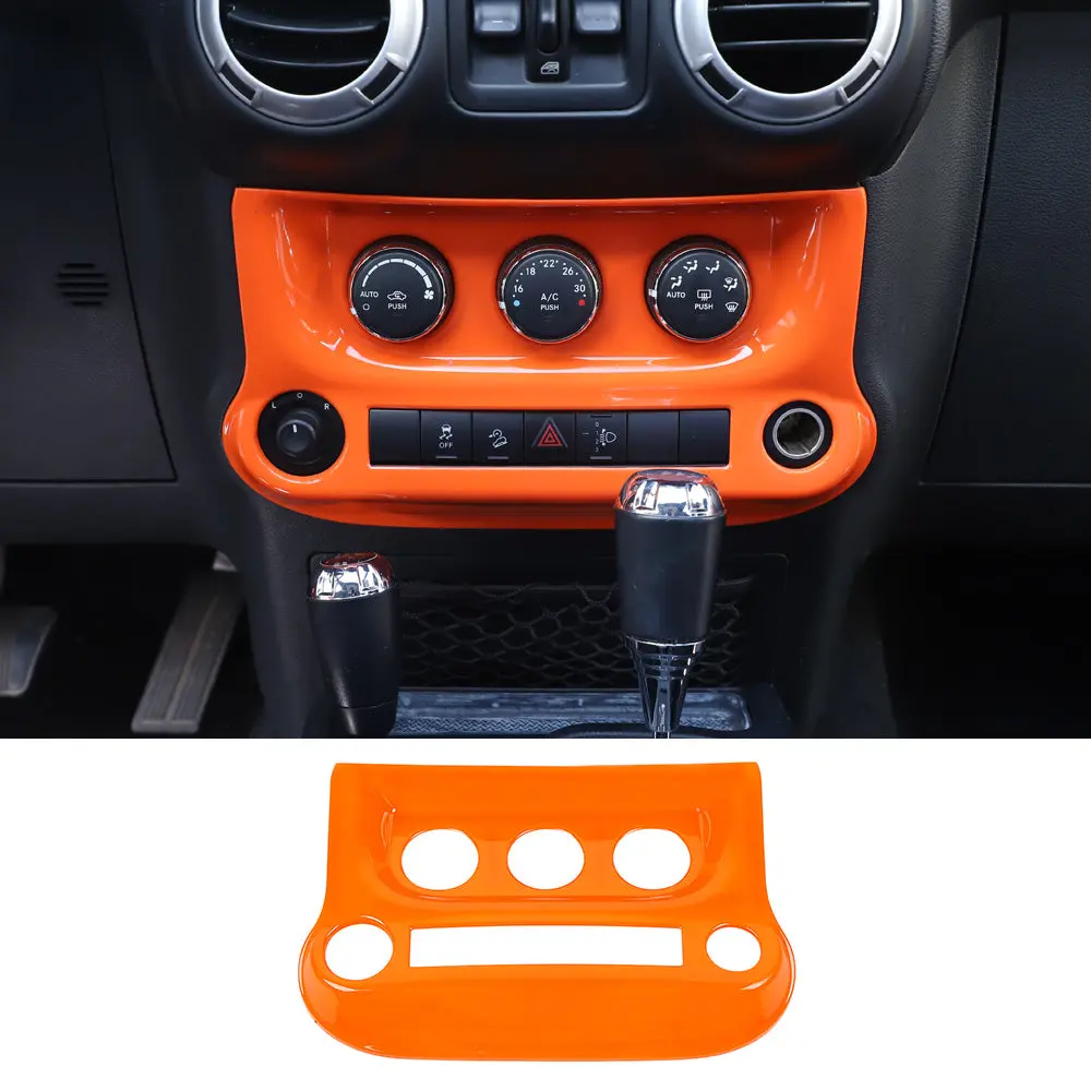 For 2011-2018 Jeep Wrangler JK Air Conditioning Switch Panel Cover Trim - Image 12