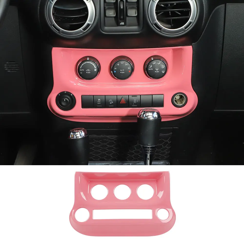 For 2011-2018 Jeep Wrangler JK Air Conditioning Switch Panel Cover Trim - Image 13