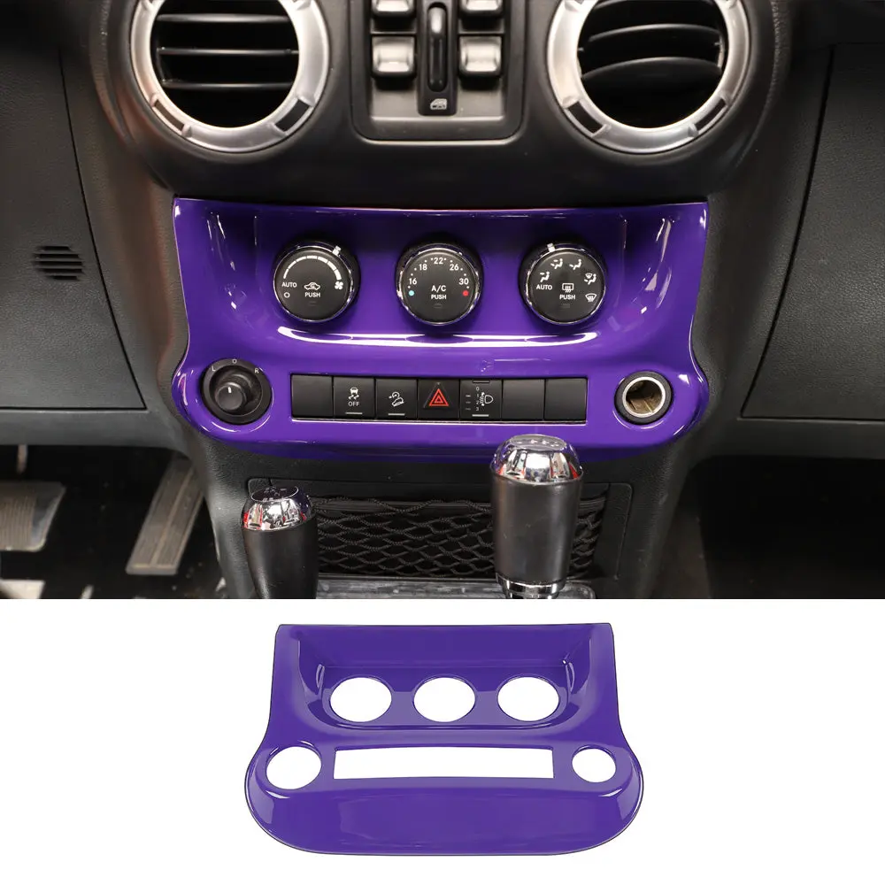 For 2011-2018 Jeep Wrangler JK Air Conditioning Switch Panel Cover Trim - Image 15