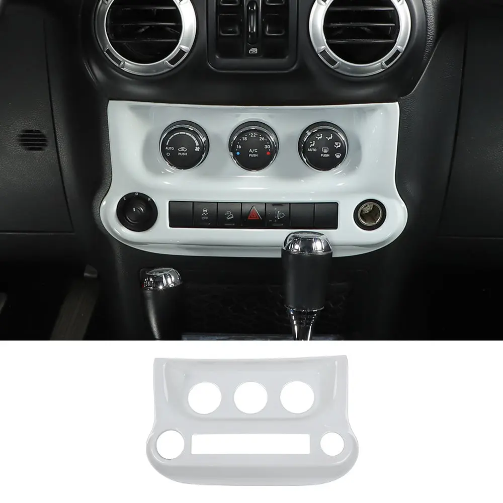 For 2011-2018 Jeep Wrangler JK Air Conditioning Switch Panel Cover Trim - Image 16