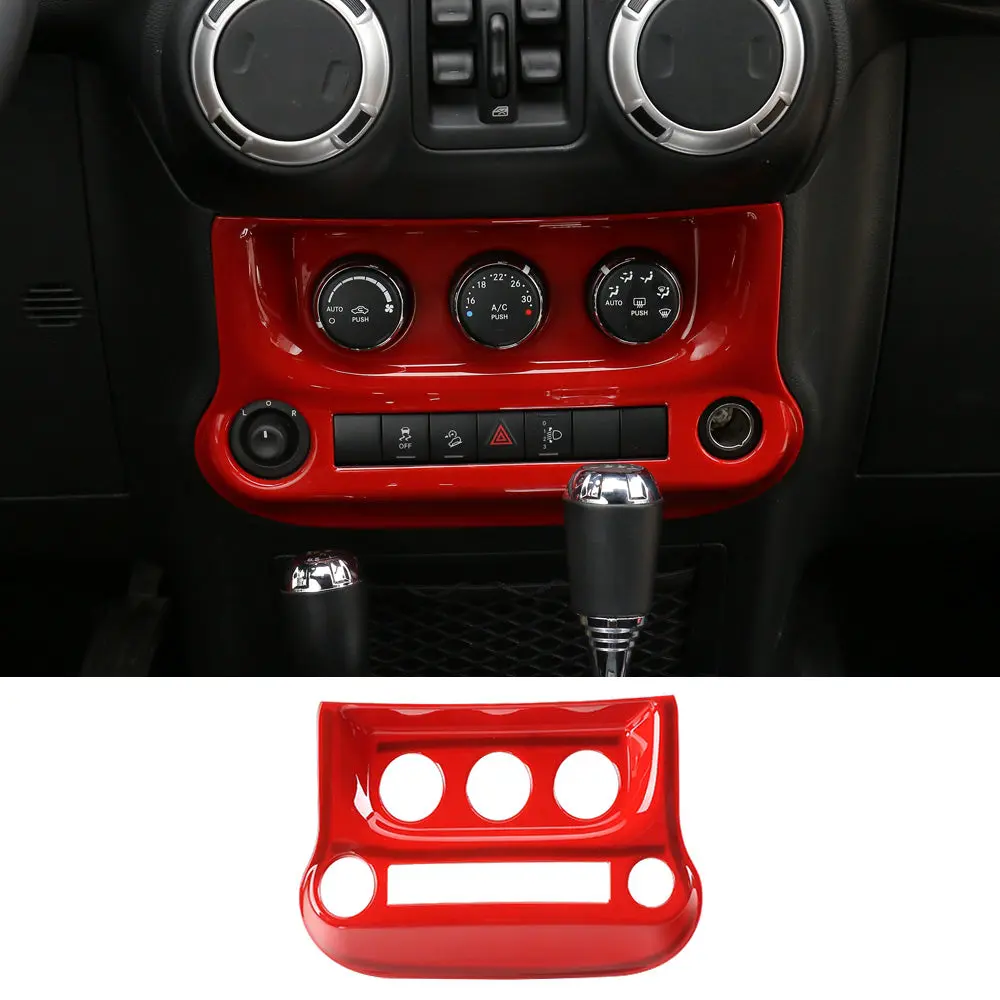 For 2011-2018 Jeep Wrangler JK Air Conditioning Switch Panel Cover Trim - Image 20