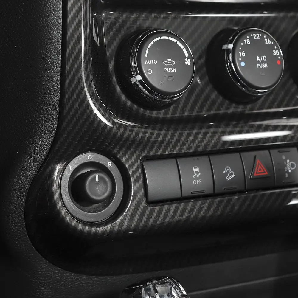 For 2011-2018 Jeep Wrangler JK Air Conditioning Switch Panel Cover Trim - Image 8