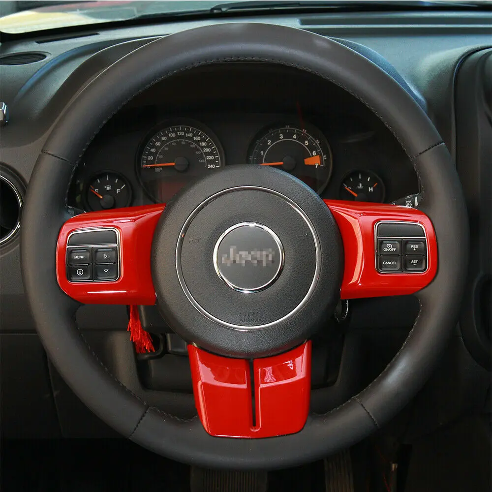 For 2011-2018 Jeep Wrangler JK JKU 4-Door 12 PCS Interior Trim Cover Kit - Image 4