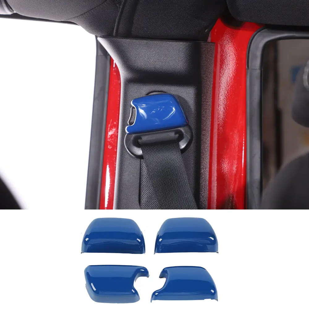 For 2007-2018 Jeep Wrangler JK Seat Safety Belt Buckle Trim - Image 12