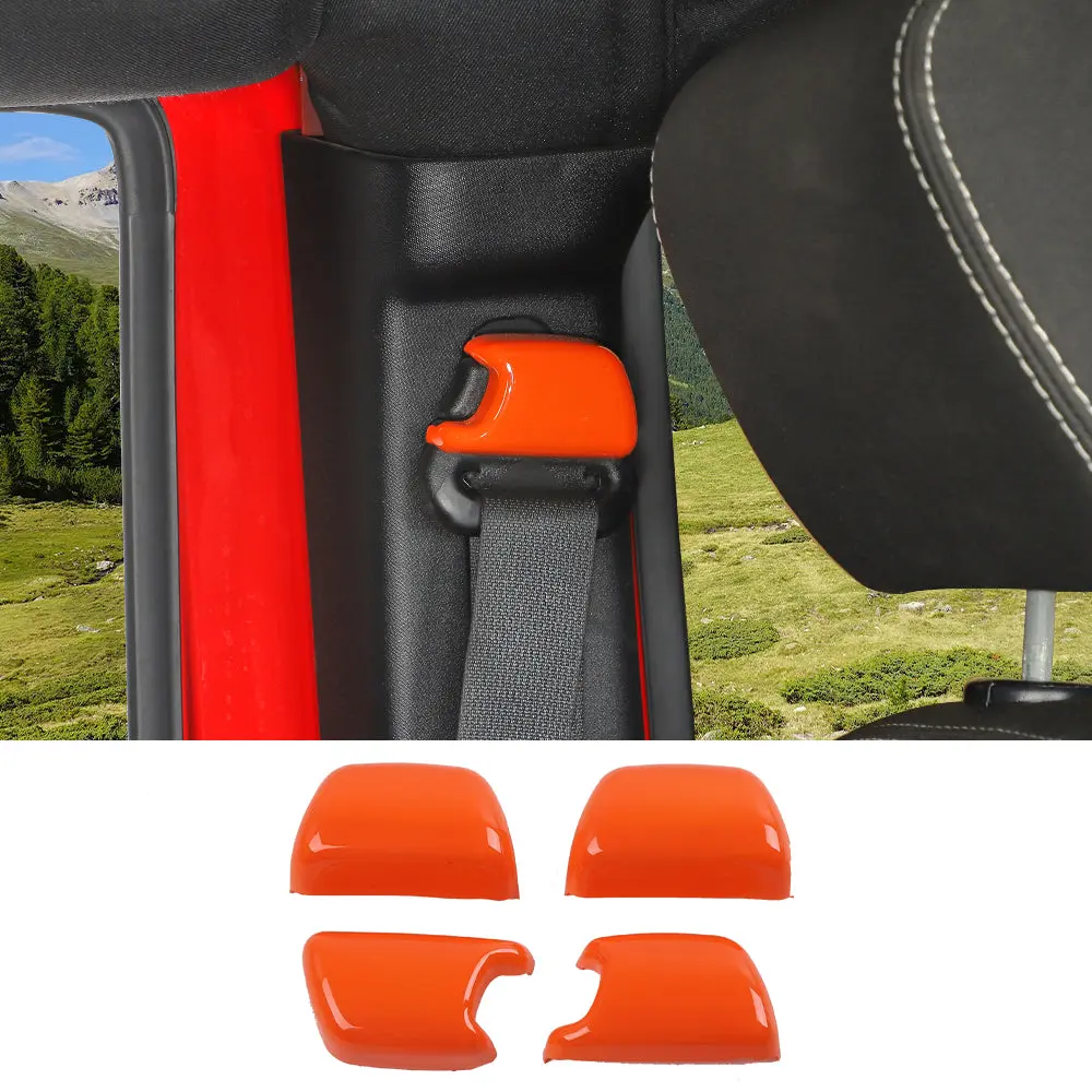 For 2007-2018 Jeep Wrangler JK Seat Safety Belt Buckle Trim - Image 13