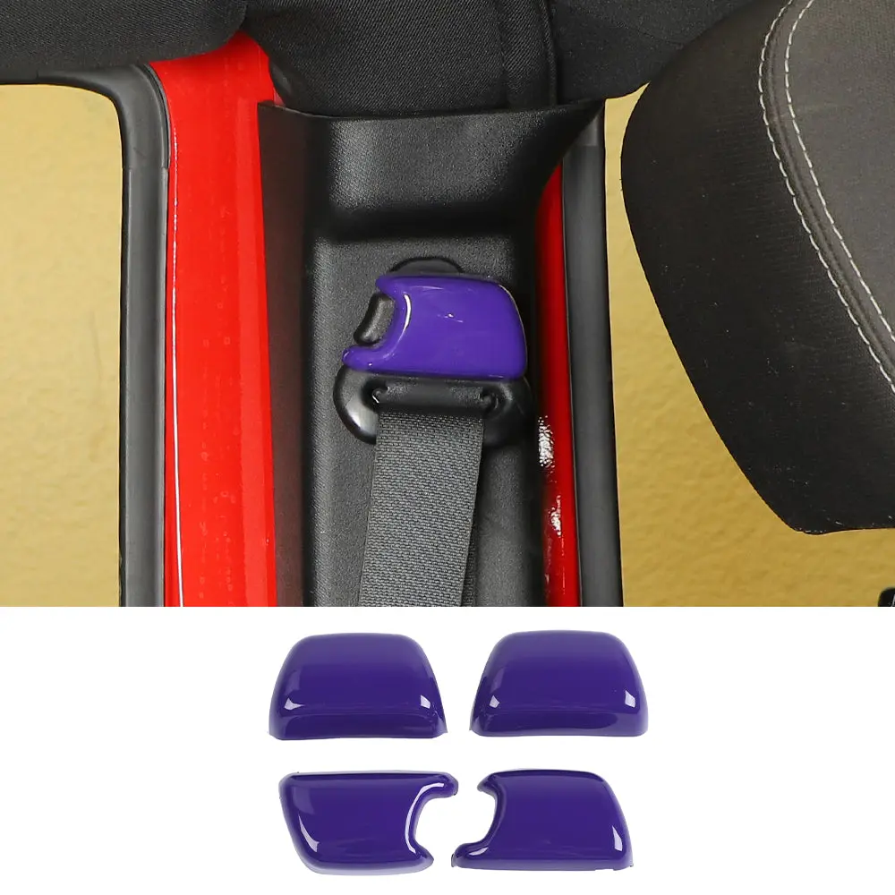 For 2007-2018 Jeep Wrangler JK Seat Safety Belt Buckle Trim - Image 17