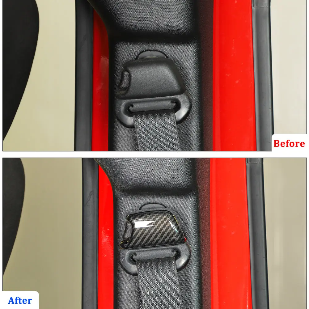 For 2007-2018 Jeep Wrangler JK Seat Safety Belt Buckle Trim - Image 2