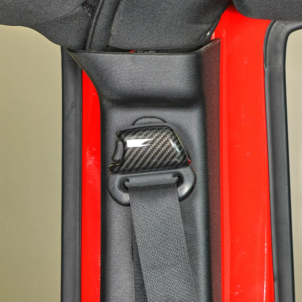 For 2007-2018 Jeep Wrangler JK Seat Safety Belt Buckle Trim - Image 3