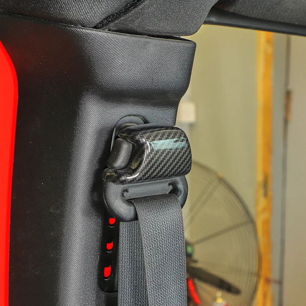 For 2007-2018 Jeep Wrangler JK Seat Safety Belt Buckle Trim - Image 6