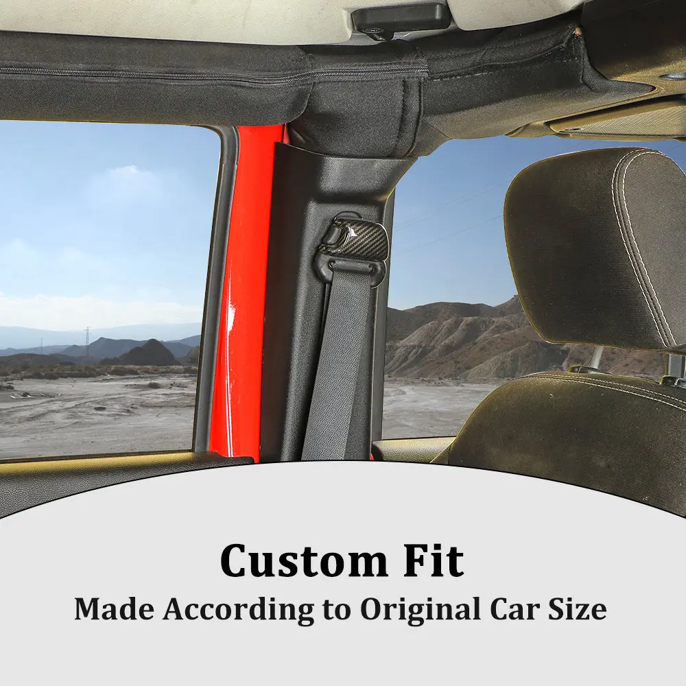 For 2007-2018 Jeep Wrangler JK Seat Safety Belt Buckle Trim - Image 8