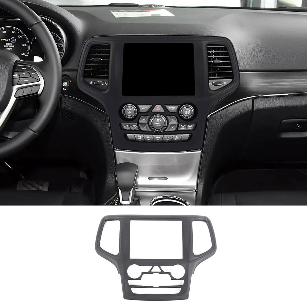 For 2019-2021 Jeep Grand Cherokee WK2 Interior Central Navigation Panel, Center Control GPS Cover Trim - Image 10