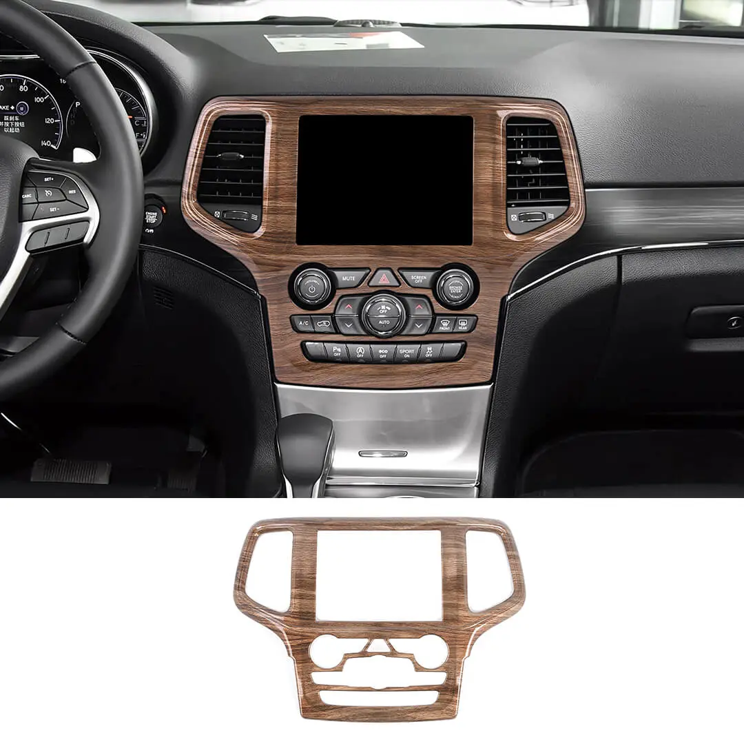 For 2019-2021 Jeep Grand Cherokee WK2 Interior Central Navigation Panel, Center Control GPS Cover Trim - Image 11