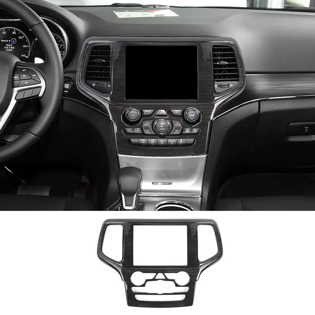 For 2019-2021 Jeep Grand Cherokee WK2 Interior Central Navigation Panel, Center Control GPS Cover Trim - Image 9