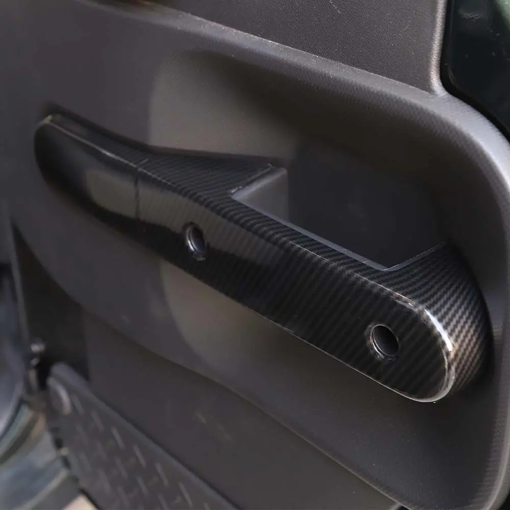 For 2007-2010 Jeep Wrangler JK Interior Door Armrest handle cover trim Decor - Image 3