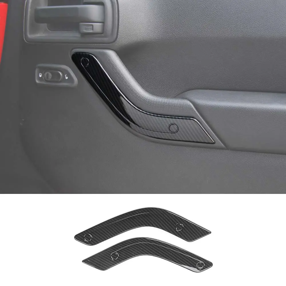 For 2011-2018 Jeep Wrangler JK 2Doors Interior Door Handle Cover Trim