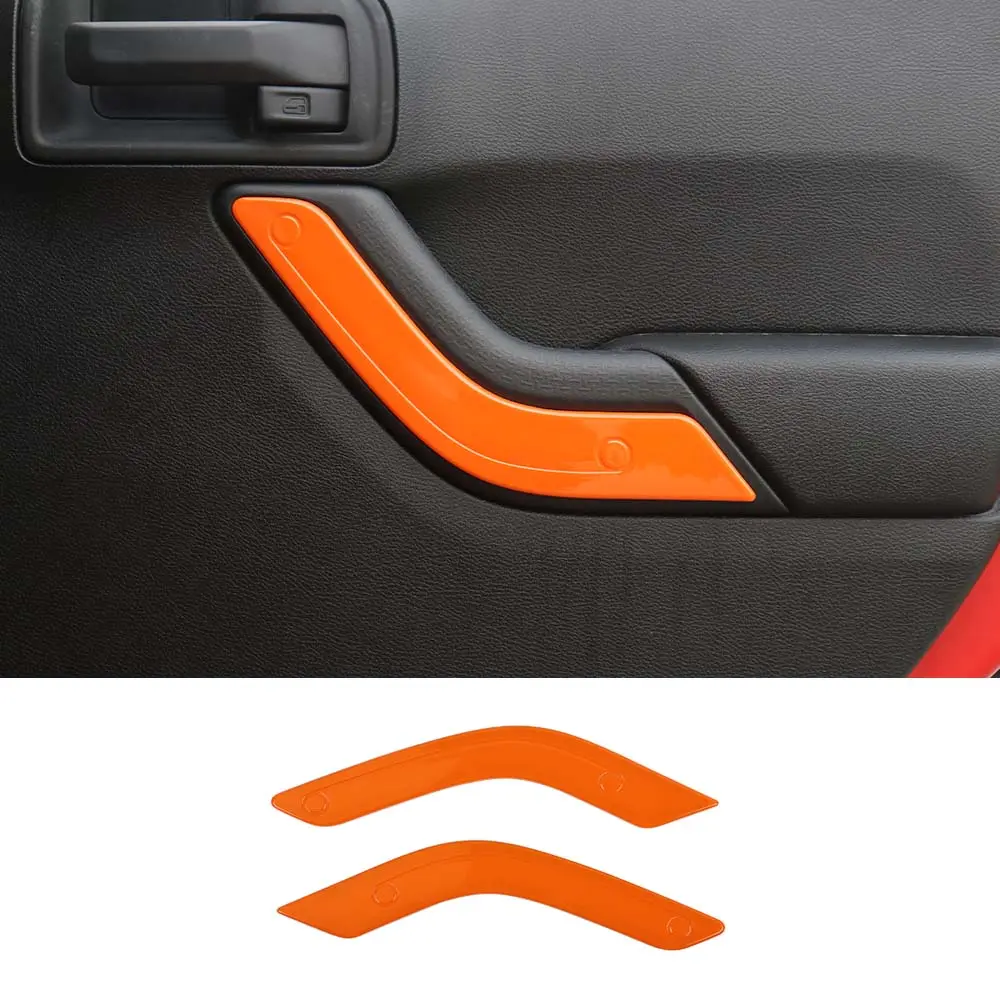 For 2011-2018 Jeep Wrangler JK 2Doors Interior Door Handle Cover Trim - Image 11