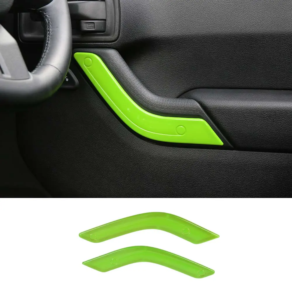 For 2011-2018 Jeep Wrangler JK 2Doors Interior Door Handle Cover Trim - Image 13