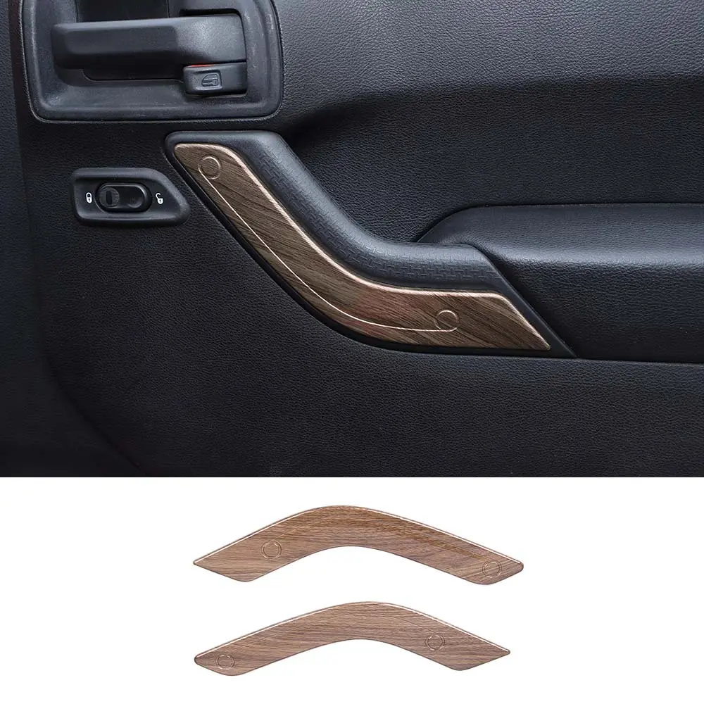 For 2011-2018 Jeep Wrangler JK 2Doors Interior Door Handle Cover Trim - Image 17