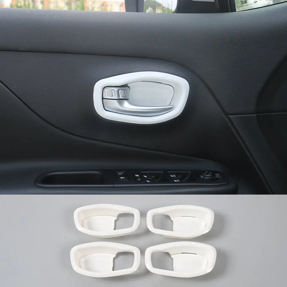 For 2015+ Jeep Renegade Interior Door Handle Trim Bowl Cover Decor - Image 17