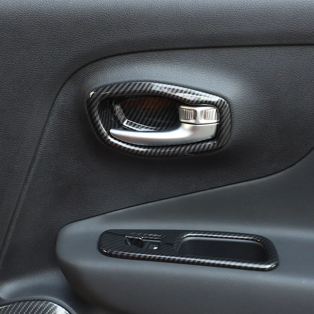 For 2015+ Jeep Renegade Interior Door Handle Trim Bowl Cover Decor - Image 4