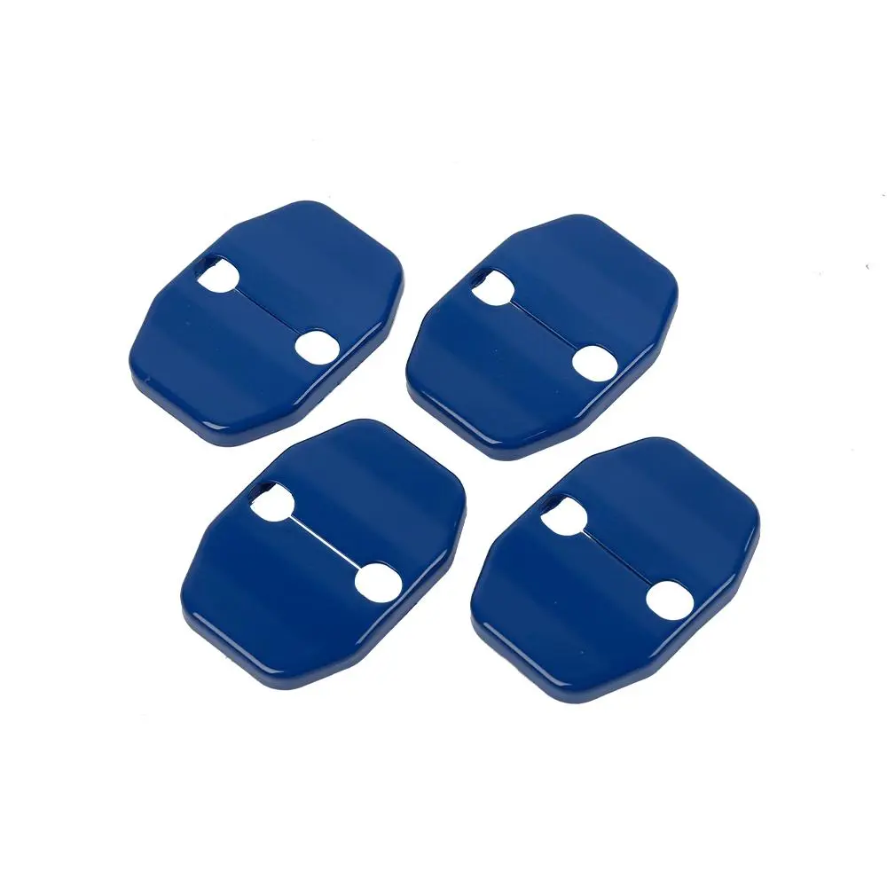 For 2007-2018 Jeep Wrangler JK 2Door Interior Door Lock Cover Protection Trim - Image 8