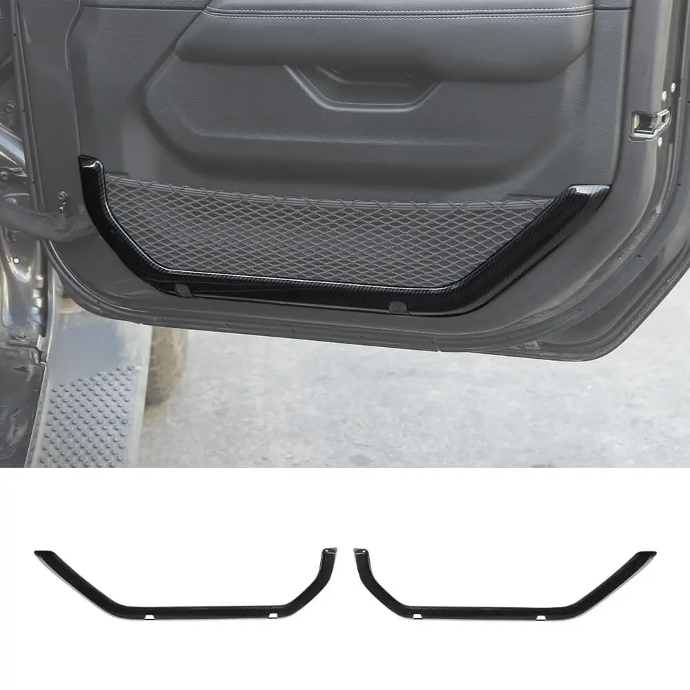 For 2018+ Jeep Wrangler JL Gladiator JT 2-Door Door Net Pocket Decor Cover Trim