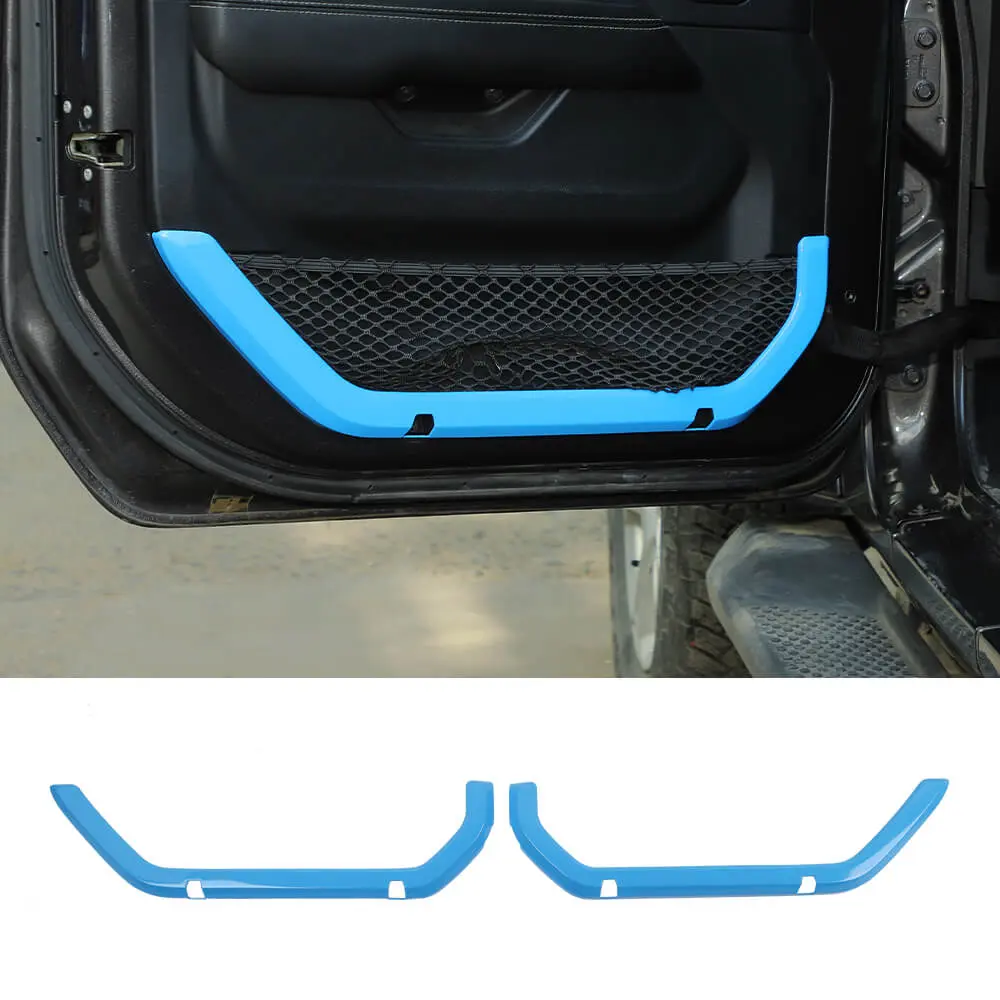 For 2018+ Jeep Wrangler JL Gladiator JT 2-Door Door Net Pocket Decor Cover Trim - Image 11