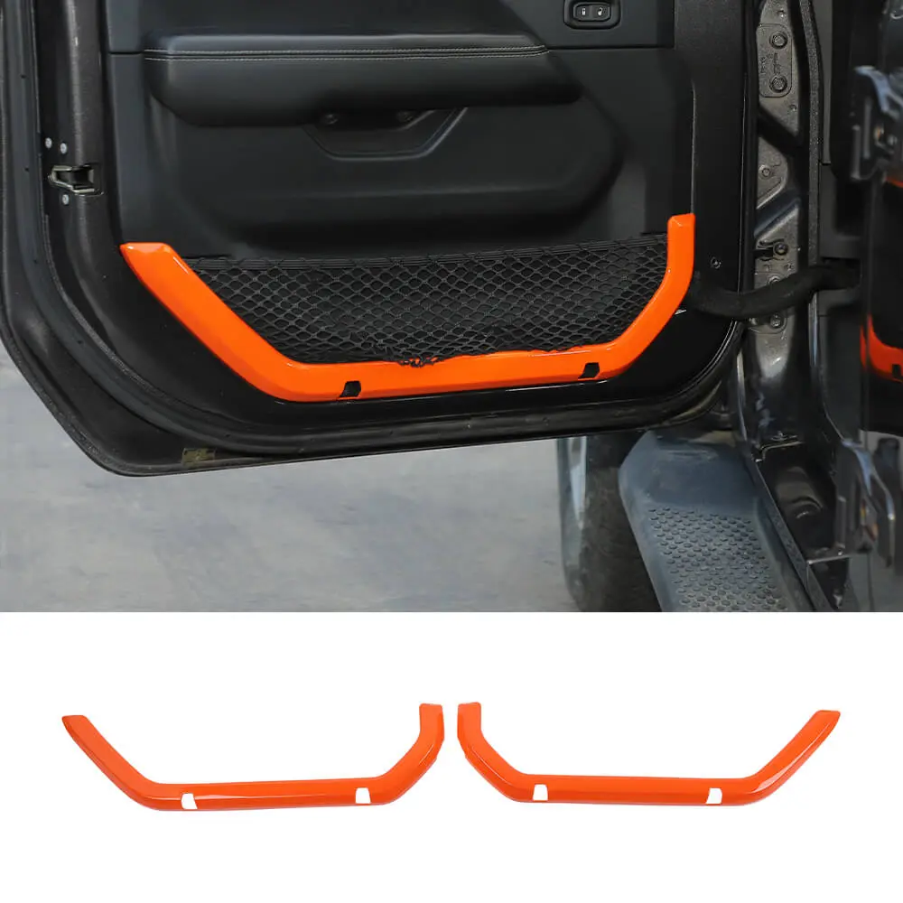 For 2018+ Jeep Wrangler JL Gladiator JT 2-Door Door Net Pocket Decor Cover Trim - Image 12