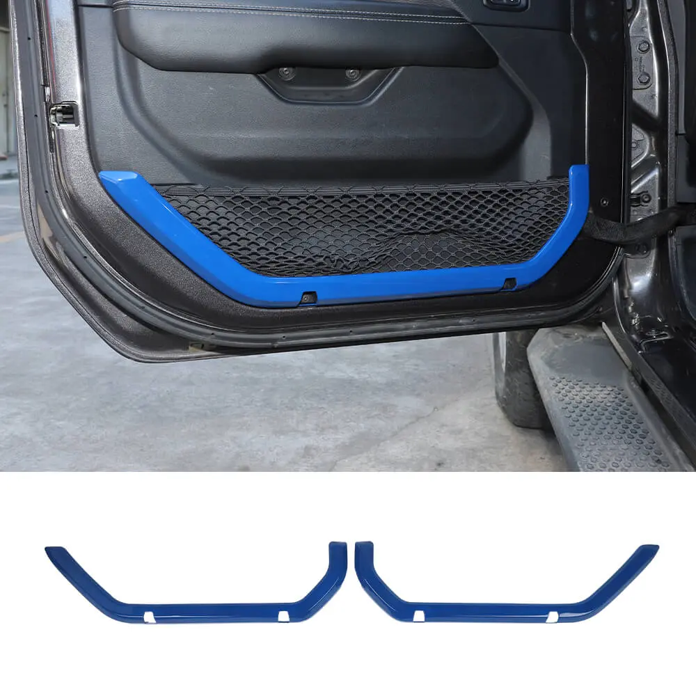 For 2018+ Jeep Wrangler JL Gladiator JT 2-Door Door Net Pocket Decor Cover Trim - Image 13